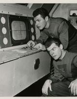 Ed Kemmer and Lyn Osborn in Space Patrol (ABC TV, 1950)