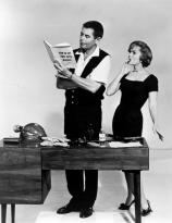 Glenn Ford and Debbie Reynolds in a promotional still for The Gazebo, 1959