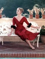 Grace Kelly in red, 1956
