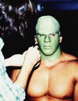 Lou Ferrigno on the set of The Incredible Hulk, 1978 - 1982 - its not easy being green