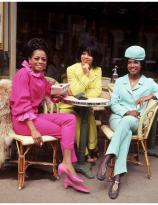 Diana Ross, Florence Ballard and Mary Wilson, Paris, 1960s