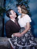 Jimmy Stewart and Donna Reed in a promo photo for Its a Wonderful Life