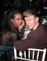 Iman and David Bowie, 1990