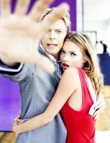 David Bowie and Kate Moss