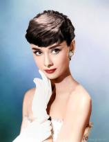 Audrey in white gloves