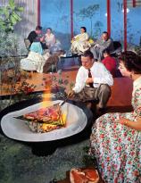 Indoor BBQ party