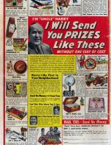 Uncle Harry will send you prizes like these