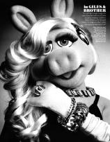 Miss Piggy models some jewlery
