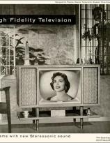 The Magnavox Videorama 21 with Stereosonic Sound -The First High Fidelity Television - 1956