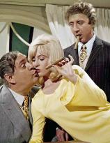 Zero Mostel, Lee Meredith, and Gene Wilder, 1967