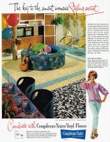 Congoleum-Nairm Vinyl Floors vintage ad
