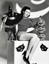Ann Miller celebrates Halloween