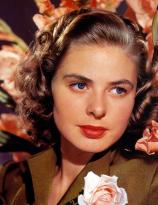 Ingrid Bergman in a color publicity still for CASABLANCA