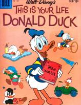 This is Your Life Donald Duck, Four Color Dell Comic 1109 (1960) Cover by Tony Strobl