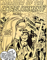 Vintage Comic Young Romance, 1970. Art by Don Heck and John Verpoorten
