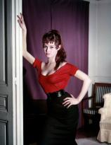 Brigitte Bardot photographed by Philippe Halsman in 1956, featured on the cover of Popular Photography, March 1956