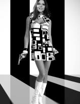 Diana Rigg as Emma Peel