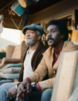 Redd Foxx and Demond Wilson as Sanford and Son (1972)