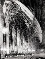 Construction of the USS Macon - circa 1932