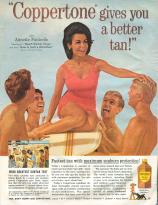 Coppertone ad featuring Annette Funicello
