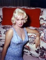 Mamie Van Doren in blue