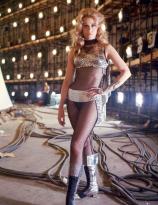 Jane Fonda on the set of BARBARELLA