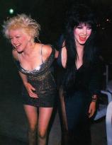 Girls just want to have fun - Cyndi Lauper and Elvira