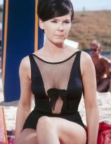 Yvonne Craig at the beach