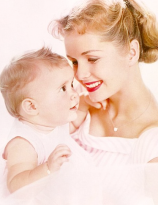Carrie Fisher and Debbie Reynolds, 1957