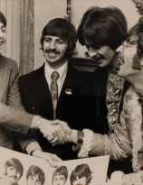 Beatles at launching Sgt. Pepper (June, 1967)