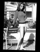 Raquel Welch poolside