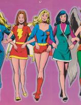 September 1976 image from the Super DC Calendar - Artwork by Dick Giordano