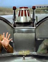 Captain Kirk and the Gorn take a ride in the Batmobile