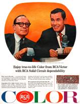 Celebrity Endorsements - Jack Benny and Johnny Carson for RCA Victor 1965