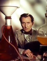 Peter Cushing in The Curse of Frankenstein - 1957