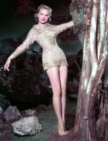Anne Francis in publicity for Forbidden Planet (1956)