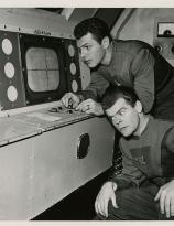 Ed Kemmer and Lyn Osborn in Space Patrol (ABC TV, 1950)