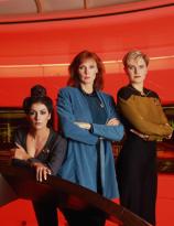Marina Sirtis, Gates McFadden and Denise Crosby