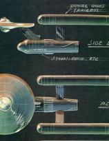 Original drawings of the USS Enterprise