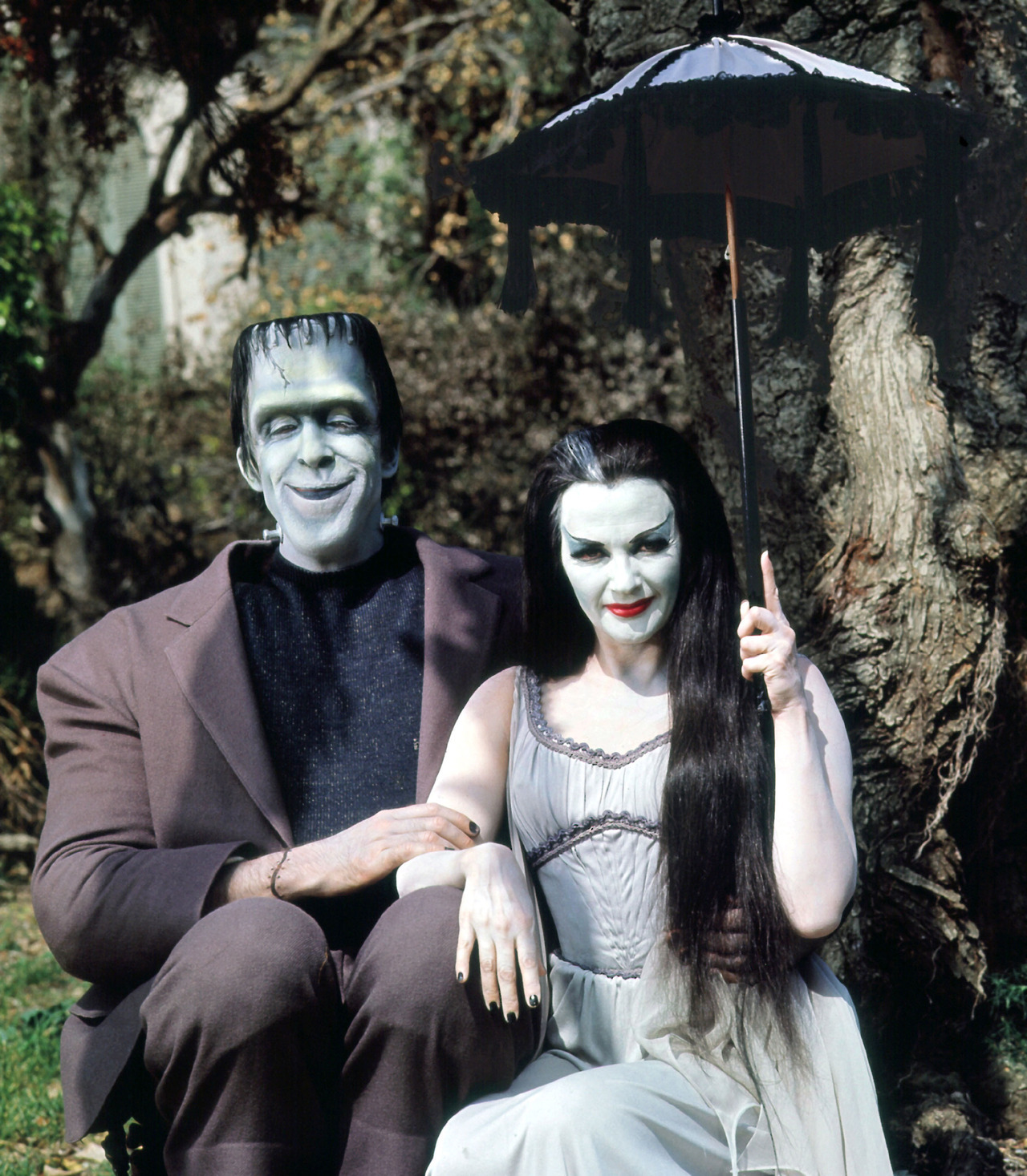 Herman and Lilly Munster promo photo.