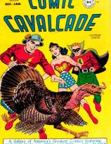 Comic Cavalcade 18 (1946) cover by E E Hibbard