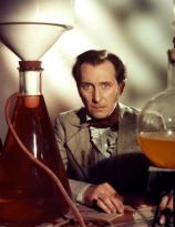 Peter Cushing in The Curse of Frankenstein - 1957
