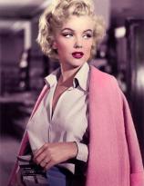 Marilyn Monroe - Colorized Pink Coat
