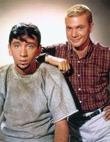 Bob Denver and Dwayne Hickman - In season one of The Many Loves of Dobie Gillis 1959