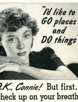 OK Connie - Vintage bad breath ad