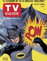 Adam West as Batman - TV Guide, March 1966