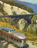 Canadian Pacific on a trip through the Rockies