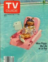 Miss Piggy on the cover of TV Guide August 1981