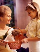 Debbie Reynolds and Carrie Fisher, Easter 1960