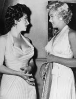 Marilyn Monroe meets Gina Lollobrigida